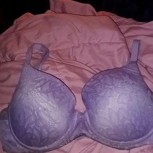 Lavender push up bra